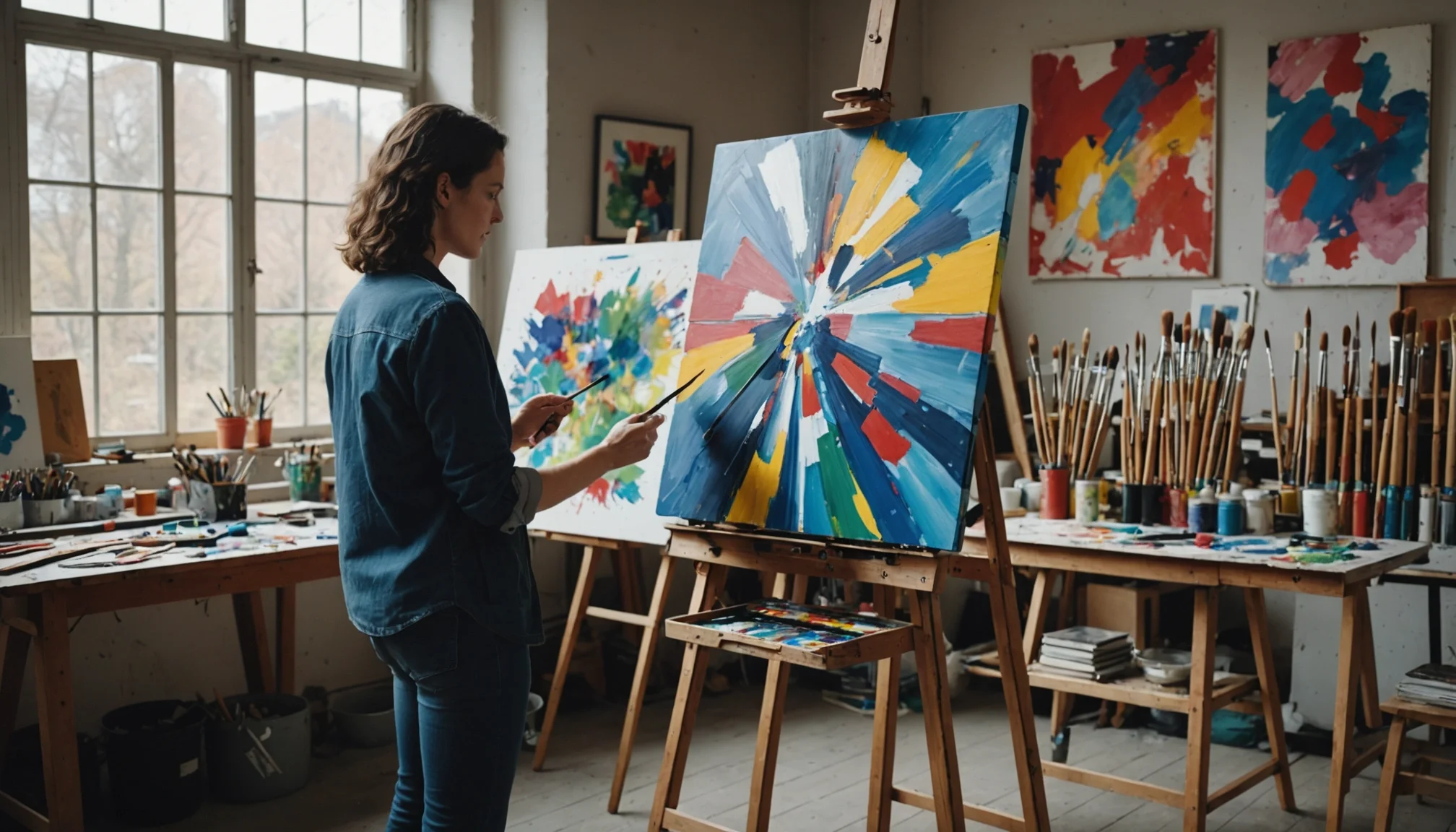 Quand la technologie redessine l'art : nouvelles techniques en peinture